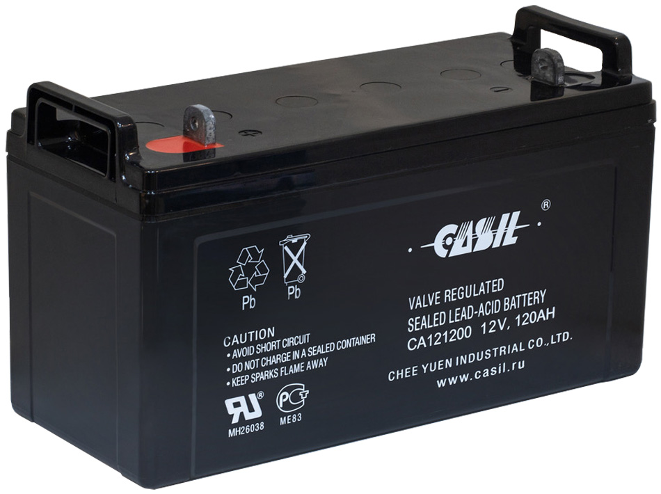 батарея Casil 120 Ач для инвертора, модель CA121200