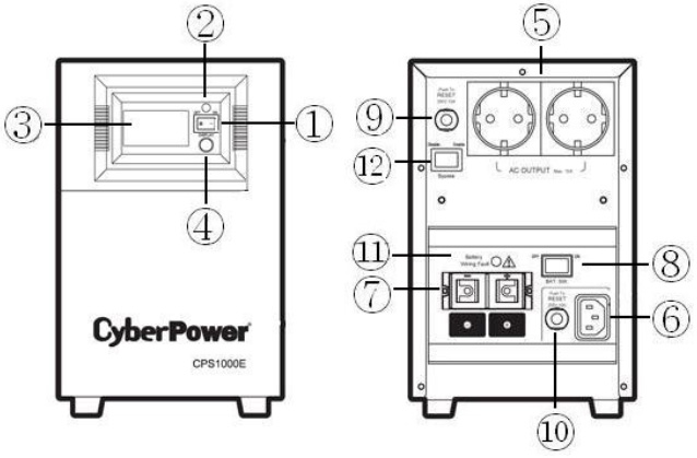  Cyberpower Cps 1000 E -  9